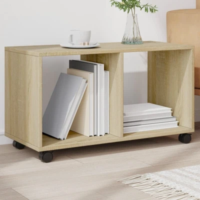 Afbeelding van vidaXL Rolkast 72x33x42,5 cm bewerkt hout sonoma eikenkleurig