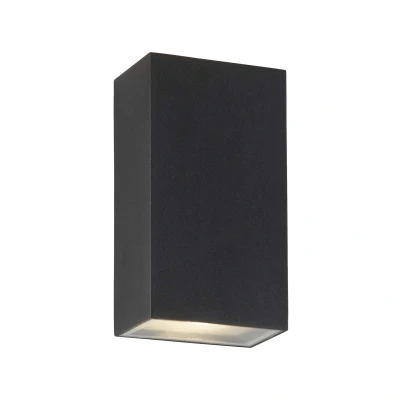 Afbeelding van Searchlight Ashby Buiten Wandverlichting 9 X 16,2 Cm 6W LED Incl. IP44 Zwart