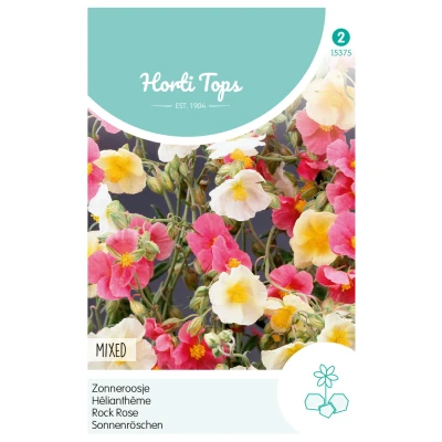 Afbeelding van Hortitops Helianthemum Zonneroosje Gemengd Bloemenzaden 0.25 g