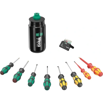 Afbeelding van Wera 05100028001 Schroevendraaierset Universeel 17 delig Kruiskop Phillips, Pozidriv, Plat, Torx