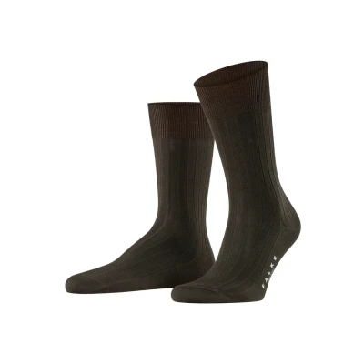 Afbeelding van Falke Milano Business &amp; Casual Sokken, Heren, Maat: 41/42, Brown