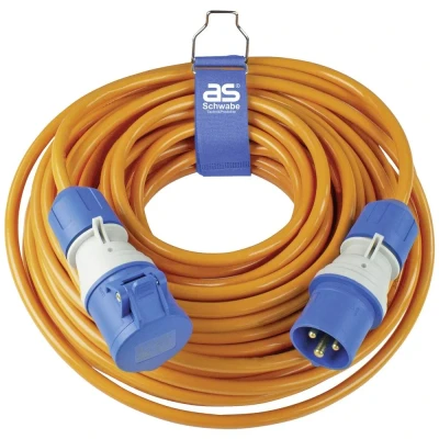 Afbeelding van AS Schwabe 62433 Stroom Verlengkabel 16 A 25 m H07BQ F 3G 2,5 mm²