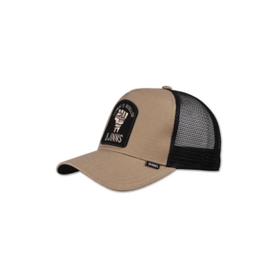 Afbeelding van Djinn&#039;s Trucker HFT Rebellion Pet, Maat: One Size, Beige
