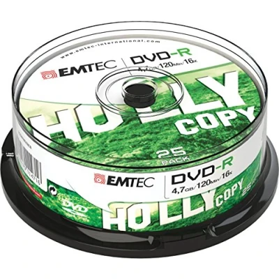 Afbeelding van Emtec DVD R (1 x), Optische gegevensdrager