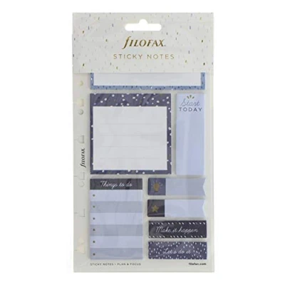 Afbeelding van Filofax Indigo zelfklevende notities, 95 mm x 164