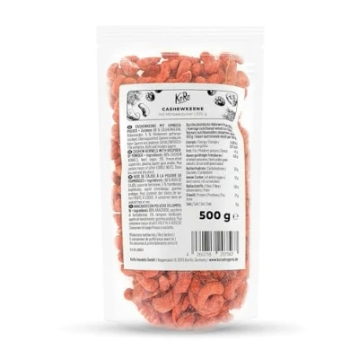 Afbeelding van KoRo Cashewnoten met frambozenpoeder 500 g