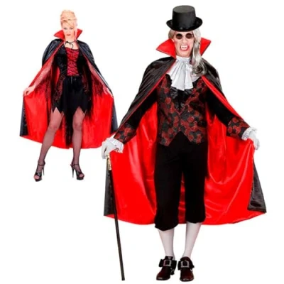 Afbeelding van &quot;Vampier cape omkeerbaar voor volwassenen Halloween artikel Verkleedattribuut One size&quot;