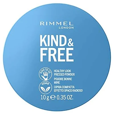 Afbeelding van 1+1 gratis: Rimmel KIND &amp; FREE Vegan Pressed Powder 020 Light