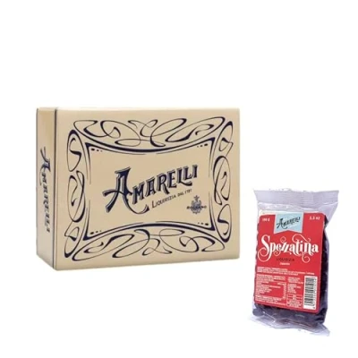 Afbeelding van Amarelli Laurierdrop zakje kleine stukjes 100 gram