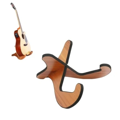 Afbeelding van ZHYUAN Gitaarstandaard, ukelele houder, antislip houten standaard, afneembare muziekinstrumentenhouder, muziekinstrumentenhouder