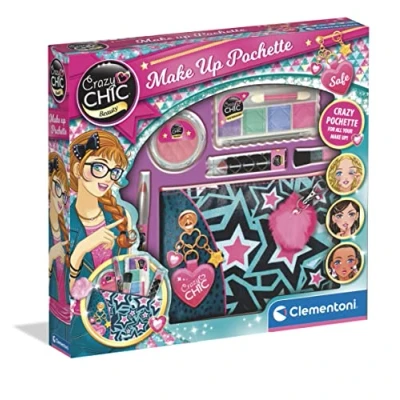 Image de Crazy Chic Pochette de maquillage lavable en tissu Contient 5 produits