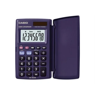Image de CASIO calculatrice HS 8 VER, alimentation solaire/par pile