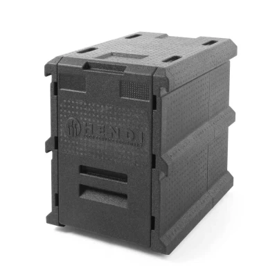 Afbeelding van Hendi Thermo Catering Box, Pp , Zwart, 46,5(b)x63,5(d)x66(h)cm, 707999
