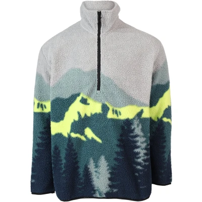 Afbeelding van Brunotti Rodrigo Mountain Heren Fleece Panel Fuel Green Maat L