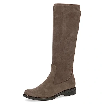 Afbeelding van CAPRICE 9 25512 41 platte dameslaarzen, Brandy
