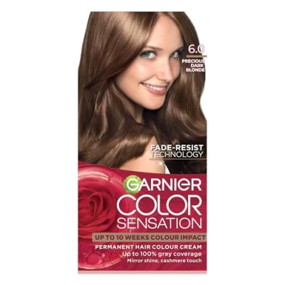 Afbeelding van Garnier Color Sensation Brown permanente haarkleur 6.0 lichtbruin (verpakking kan variëren)