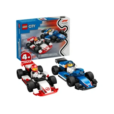Afbeelding van LEGO City F1 Williams Racing en Haas racewagens 60464