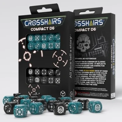 Afbeelding van Q Workshop Crosshairs Compact D6 Stormy &amp; Black (20)
