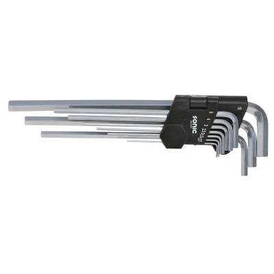 Afbeelding van SONIC 601007 Haakse schroevendraaierset 1.27mm, 1.5mm, 2mm, 2.5mm, 3mm, 4mm, 5mm, 6mm, 8mm, 10mm Chroom vanadium staal 10