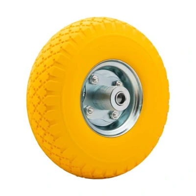 Afbeelding van Steekwagenwiel 3.00 4 anti lek PU (260x85) naafgat Ø 16 mm