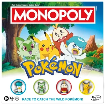 Image de Monopoly édition Pokémon, jeu de plateau Version anglaise