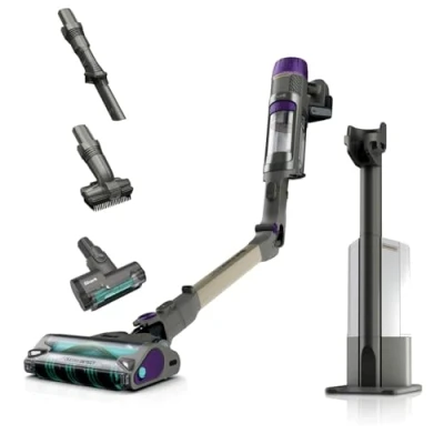 Afbeelding van Shark PowerDetect Clean &amp; Empty Wireless Vacuum Cleaner, DuoClean Detect, Reverse Clean, 2 l zelf Base, Anti Hair Wrap Plus, 70 minuten Runtime, Lightweight, Pet Multi Surface Tools, Grijs