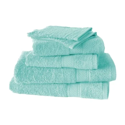Image de de Witte Lietaer Helene linge bain Gant toilette (15x21 cm) lot 6 Vert