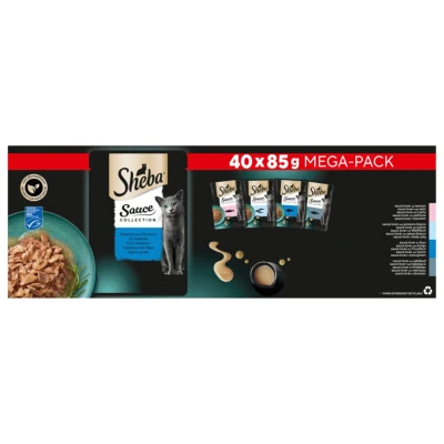 Afbeelding van Sheba Sauce Collection Adult Vis in Saus 40 x 85 gr