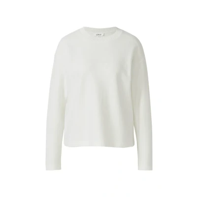 Afbeelding van s.Oliver Trui, Dames, Maat: 42, Creme