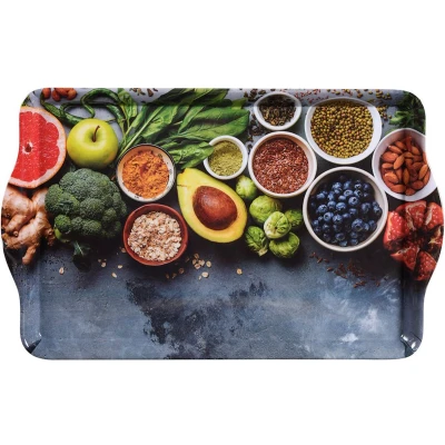 Afbeelding van Dienblad met Handvat, 48x30.5x3.5cm, Healthy Kitchen