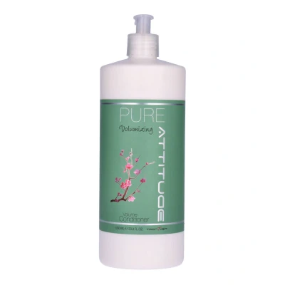 Afbeelding van Trontveit PURE Volumizing ATTITUDE Conditioner 1000 ml Vegan, Natuurlijke Formule, Versterkt Volume, Rijstproteïne, SLS/SLES vrij, Zonder Parabenen