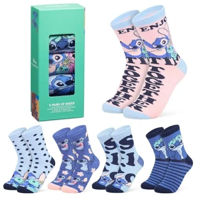 Afbeelding van Disney Sokken voor dames, Blauw/vispunt