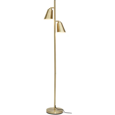 Afbeelding van It&#039;s about RoMi Bremen Vloerlamp 2 kap Goud