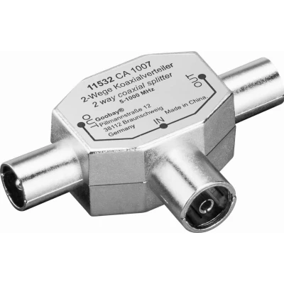 Afbeelding van Coax splitter Goobay