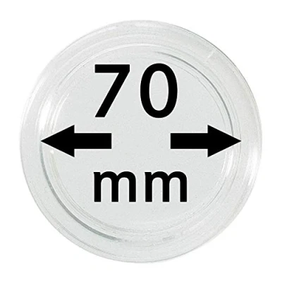 Afbeelding van Muntcapsules Rond geschikt voor munten Ø 70 mm.