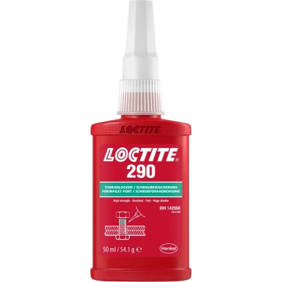 Afbeelding van LOCTITE 290 Schroefdraadborgmiddel Groen 50ml met indringing