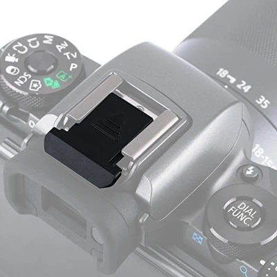 Afbeelding van JJC Hot Shoe Cover voor Canon DSLR, Powershot en spiegelloze camera&#039;s met schoenen zwart [Zie beschrijving meer compatibiliteitscamera&#039;s]