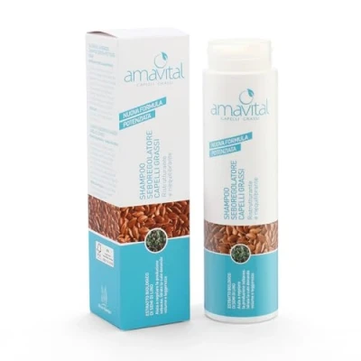 Afbeelding van Amavital Seboregulator Shampoo voor vettig haar, 250 ml