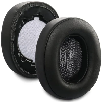 Afbeelding van Live 500 BT vervangende oorkussens van eiwitleer, compatibel met JBL 500BT draadloze hoofdtelefoons, zachte en geluidsisolerende traagschuim