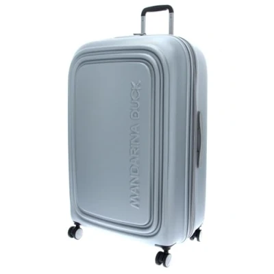 Afbeelding van MANDARINA DUCK Logoduck + Cabin Expandable Trolley Silver Zilverkleurig 78cm