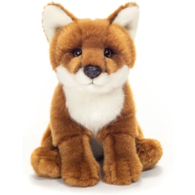 Afbeelding van Hermann Teddy Knuffeldier Vos zachte pluche stof premium knuffels rood 20 cm Vossen