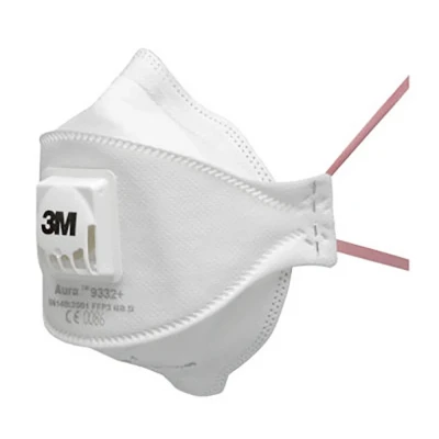 Afbeelding van 3M Aura™ 9332+ Fijnstofmasker met ventiel FFP3 D 10 stuk(s) DIN EN 149:2001, 149:2009