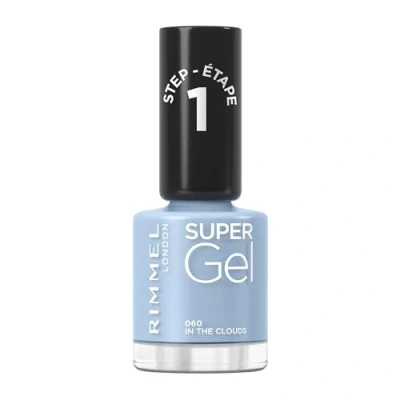 Image de Rimmel, Vernis à Ongles Super Gel, 060 In the clouds, Résultat Professionnel, Longue Tenue, Sèche comme un Classique, 12 ml