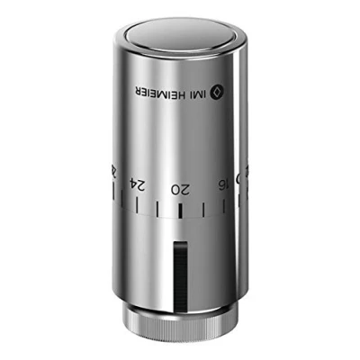 Afbeelding van IMI Heimeier Halo 7500 00.501 thermostaatkop, verchroomd, 6 28 C