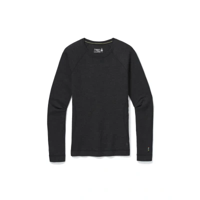 Afbeelding van Smartwool Classic Thermal Merino BASE Layer CREW Longsleeve, Dames, Maat: Large, Charcoal heather