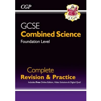 Afbeelding van CGP GCSE Combined Science Foundation Complete Revision &amp; Practice w/ Online Ed, Videos Quizzes: for the 2024 and 2025 exams