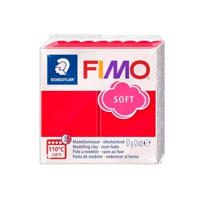 Afbeelding van Fimo klei soft Indisch rood Nummer 24 57Gram