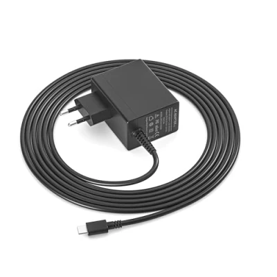 Afbeelding van NATNO Oplader voor Nintendo Switch/Switch OLED/Lite/Controller Pro, 15 V, 2,6 A, netadapter, houder tv modus met USB kabel