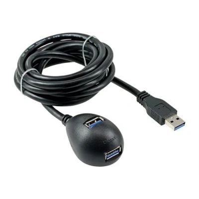 Image de InLine Rallonge de câble USB type A (M) pour (F) 3.0 5 V 900 mA 1 m noir