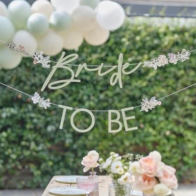 Afbeelding van &#039;Bride to be&#039; Bloemen 1.5 M